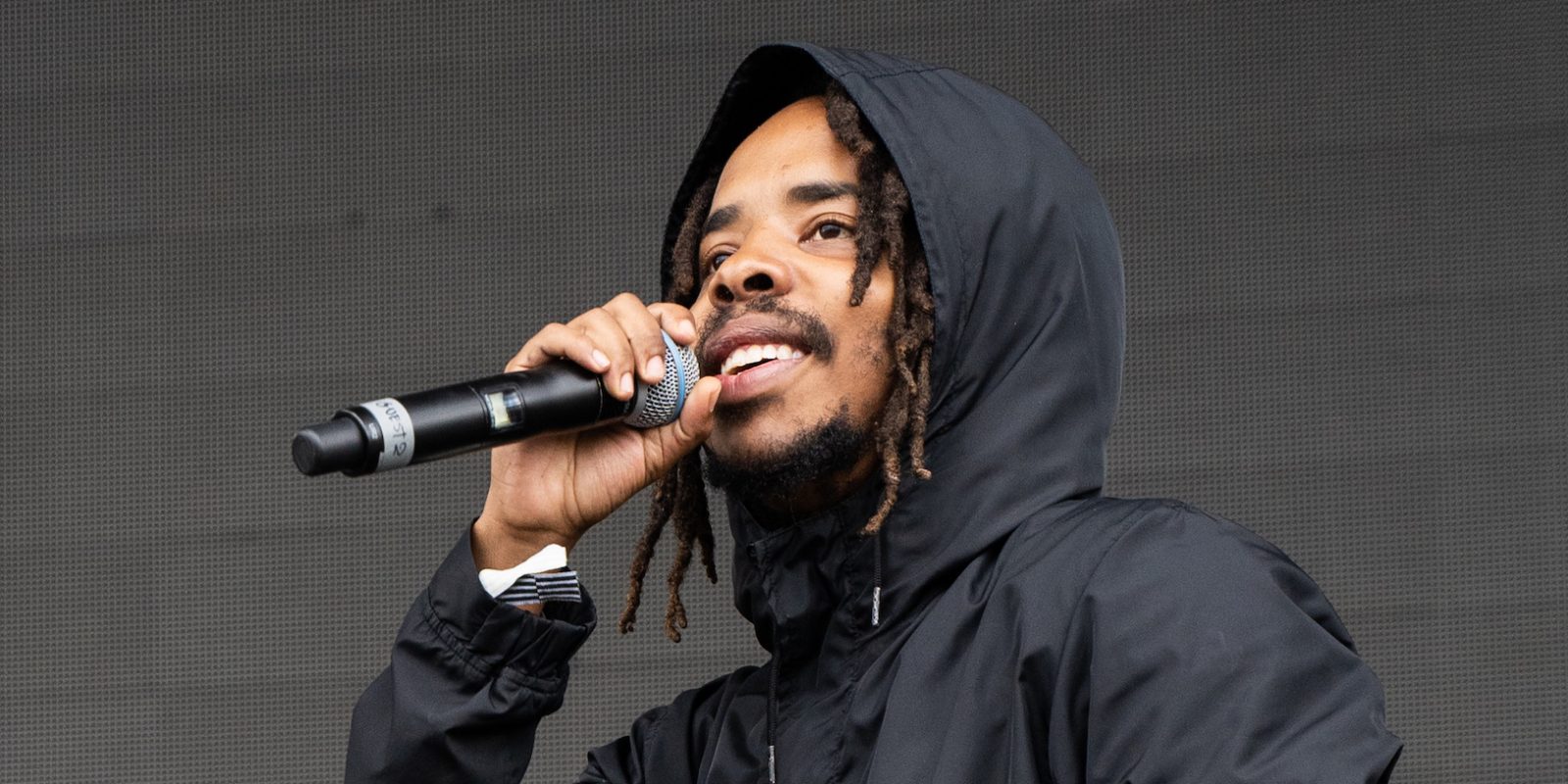 LONDON, ENGLAND - JUNE 07: Earl Sweatshirt performs onstage during Field Day Festival 2019 at Meridian Water on June 07, 2019 in London, England. (Photo by Lorne Thomson/Redferns)