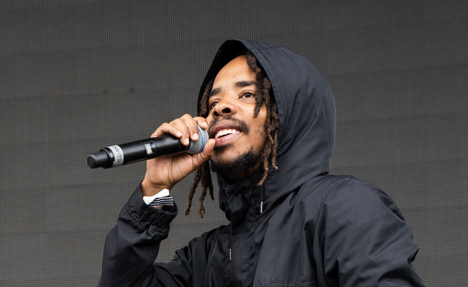 LONDON, ENGLAND - JUNE 07: Earl Sweatshirt performs onstage during Field Day Festival 2019 at Meridian Water on June 07, 2019 in London, England. (Photo by Lorne Thomson/Redferns)